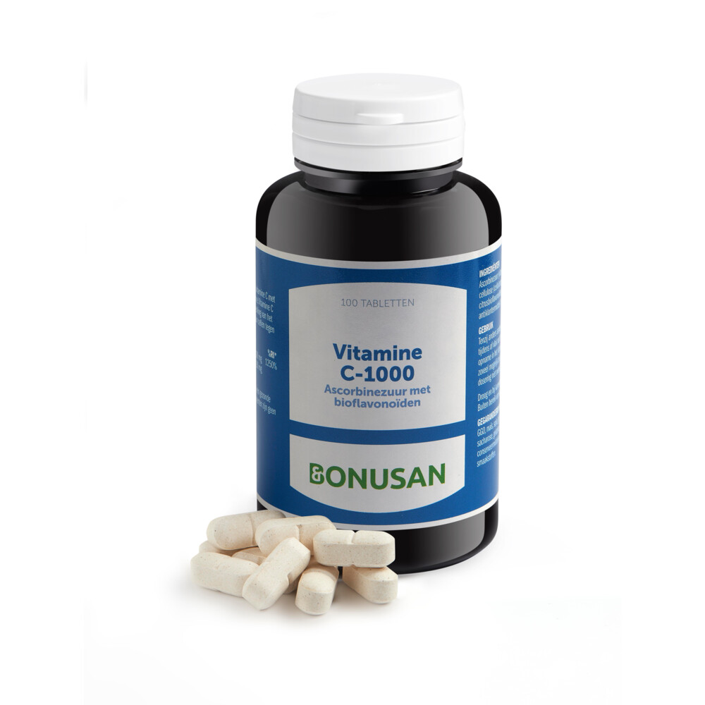 Bonusan Vitamine C 1000 mgAscorbinezuur100 tabletten