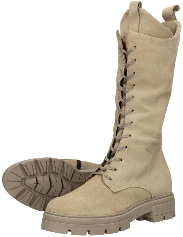 Mjus Veterschoenen Hoog beige