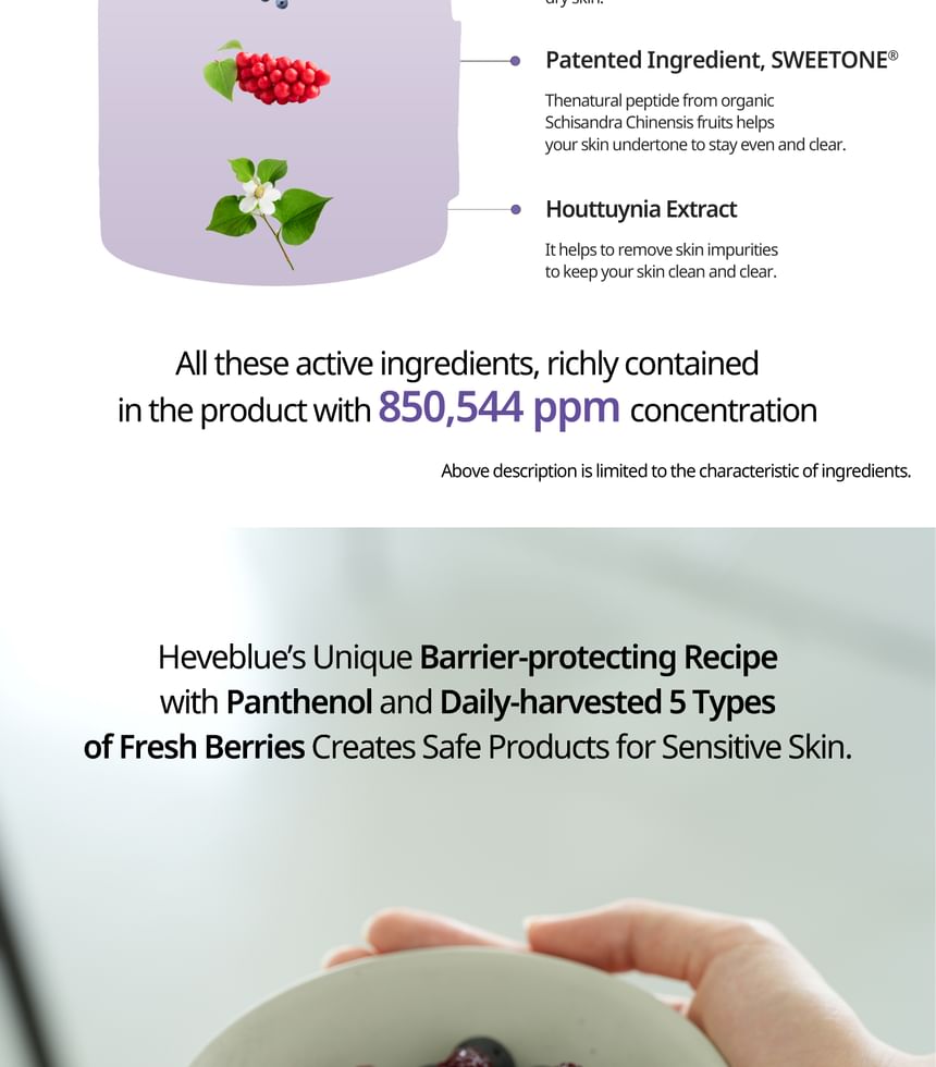 HEVEBLUE - Penta Berry Panthenol Repair Peel Pad