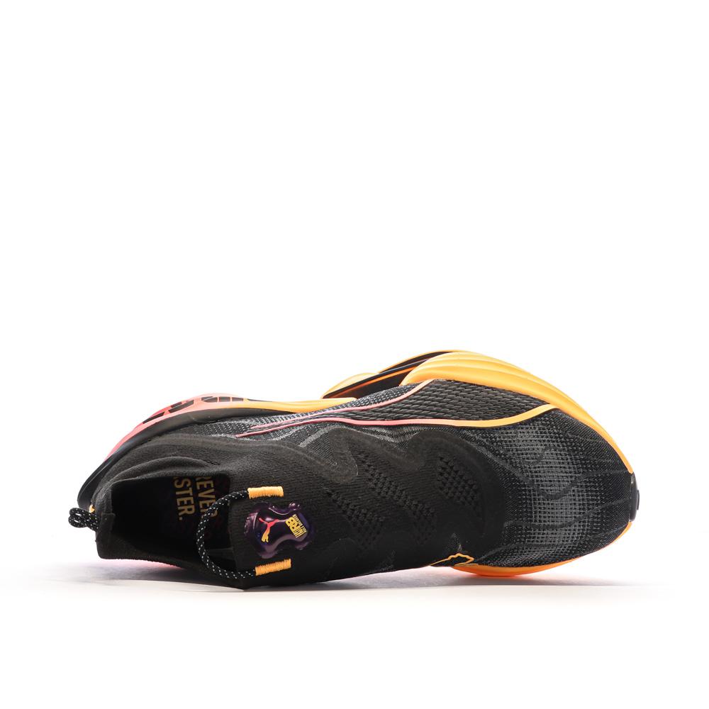 Puma Chaussures de running Noires/Oranges/Roses Femme Puma Fast Nitro Elite