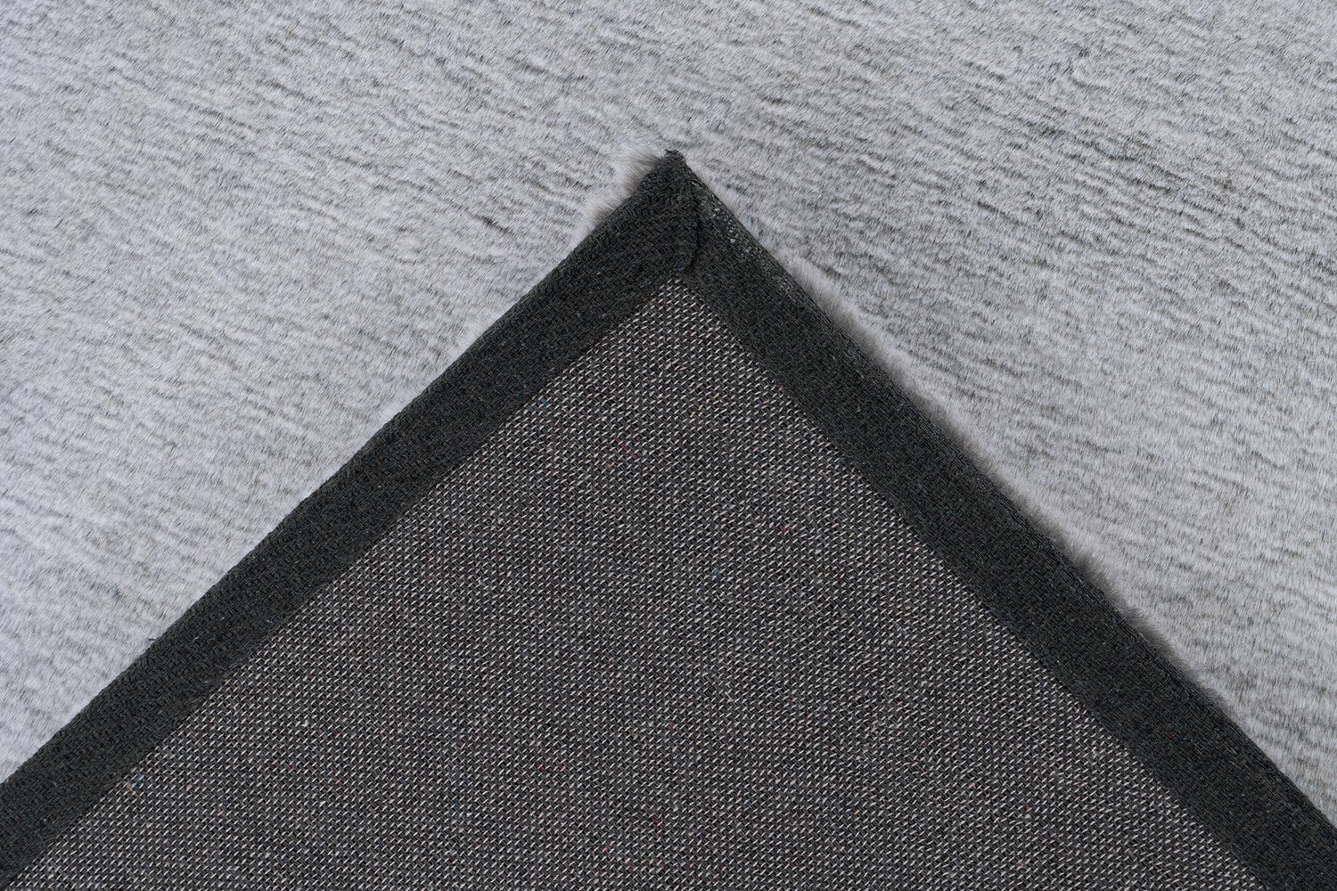 Radiantique hoogpolig tapijt, antraciet/wit, 35 mm, effen, modern, 160 x 230 cm