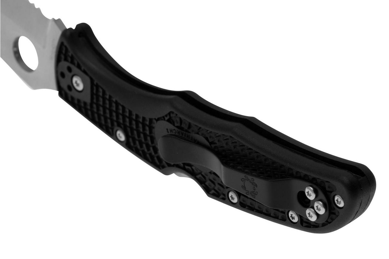 Spyderco Matriarch 2 C12SBK2 Black FRN, serrated zakmes