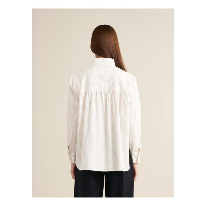 Bellerose Blouse Peachy Rayures - Collection Femme | Ecru
