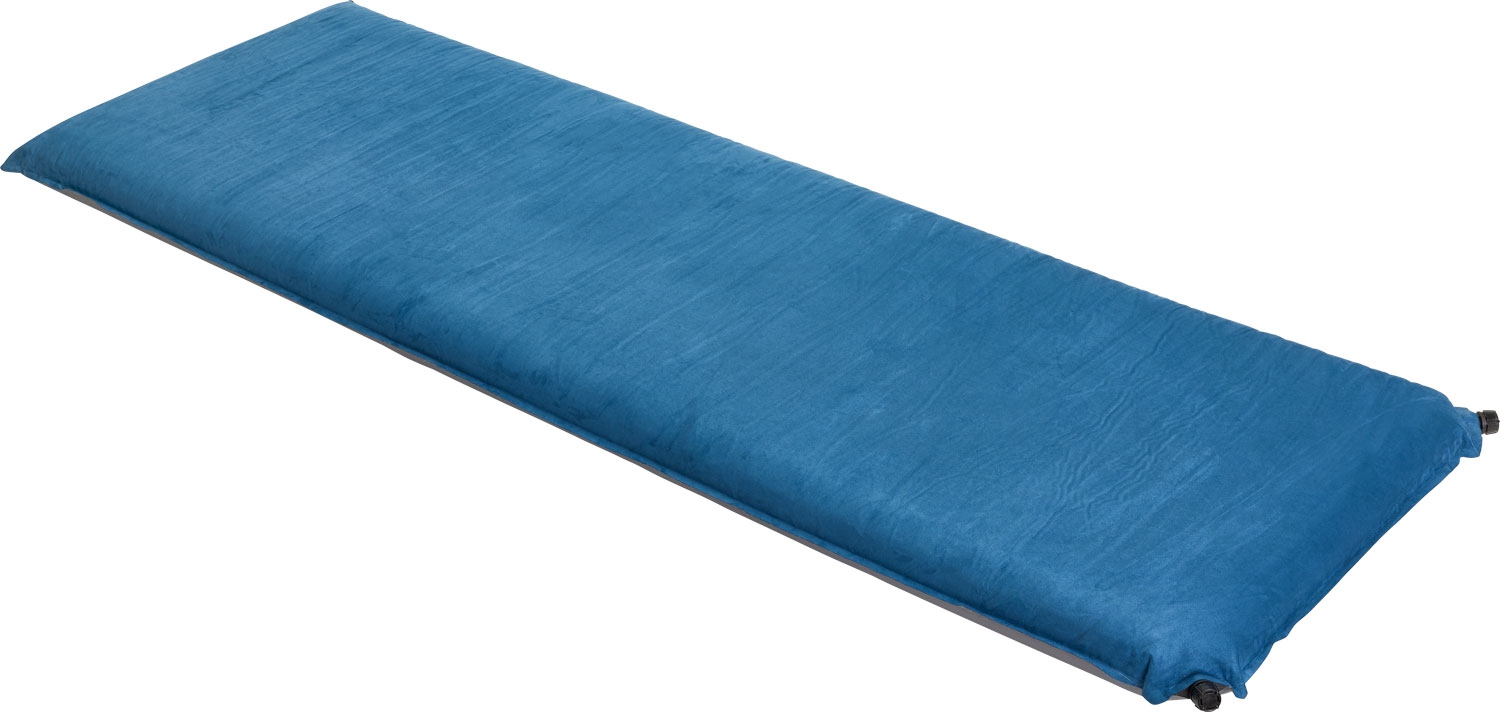 Berger selbstaufblasende Isomatte Single 200 x 65 x  10 cm blau
