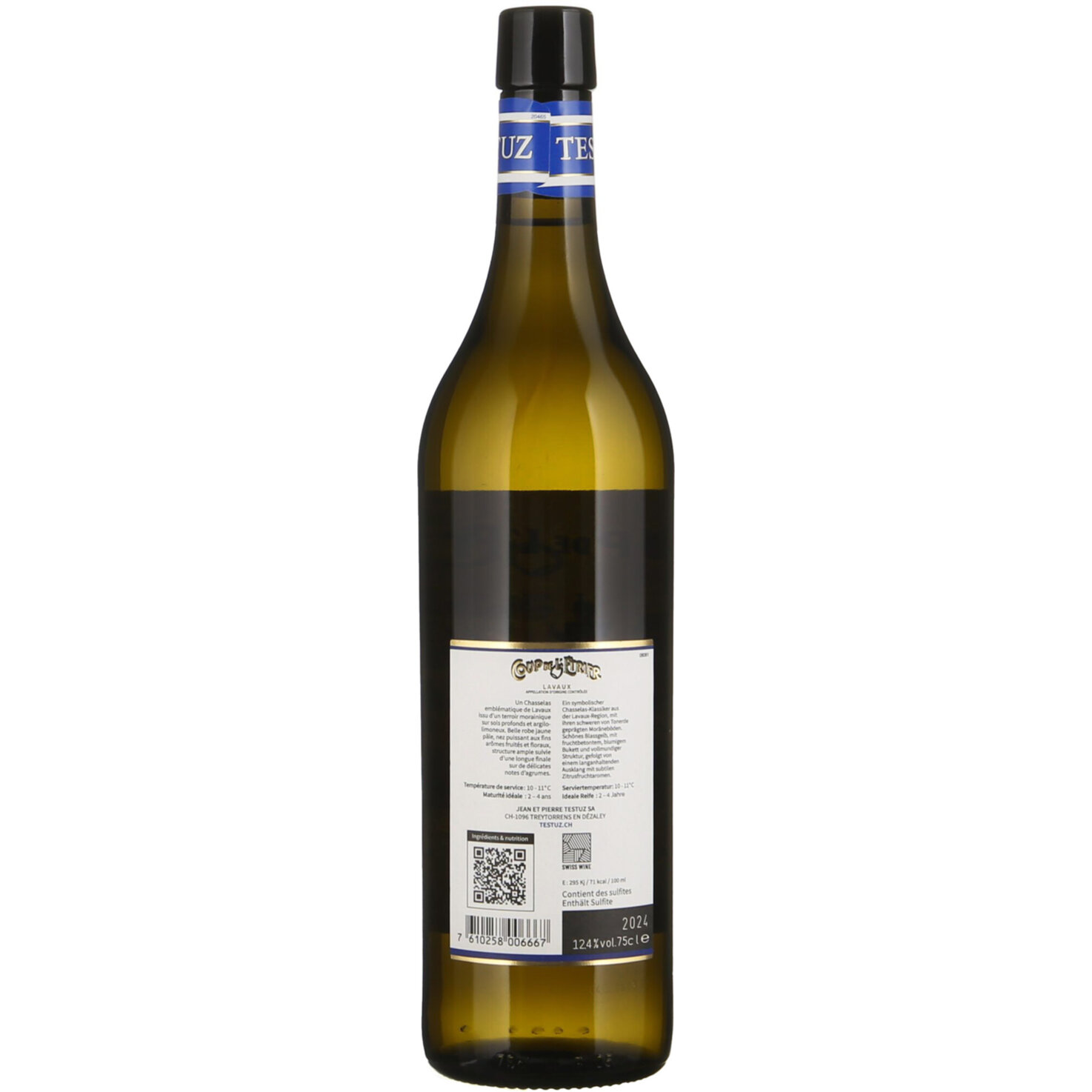 Lavaux AOC Coup de L'Etrier Testuz -75cl