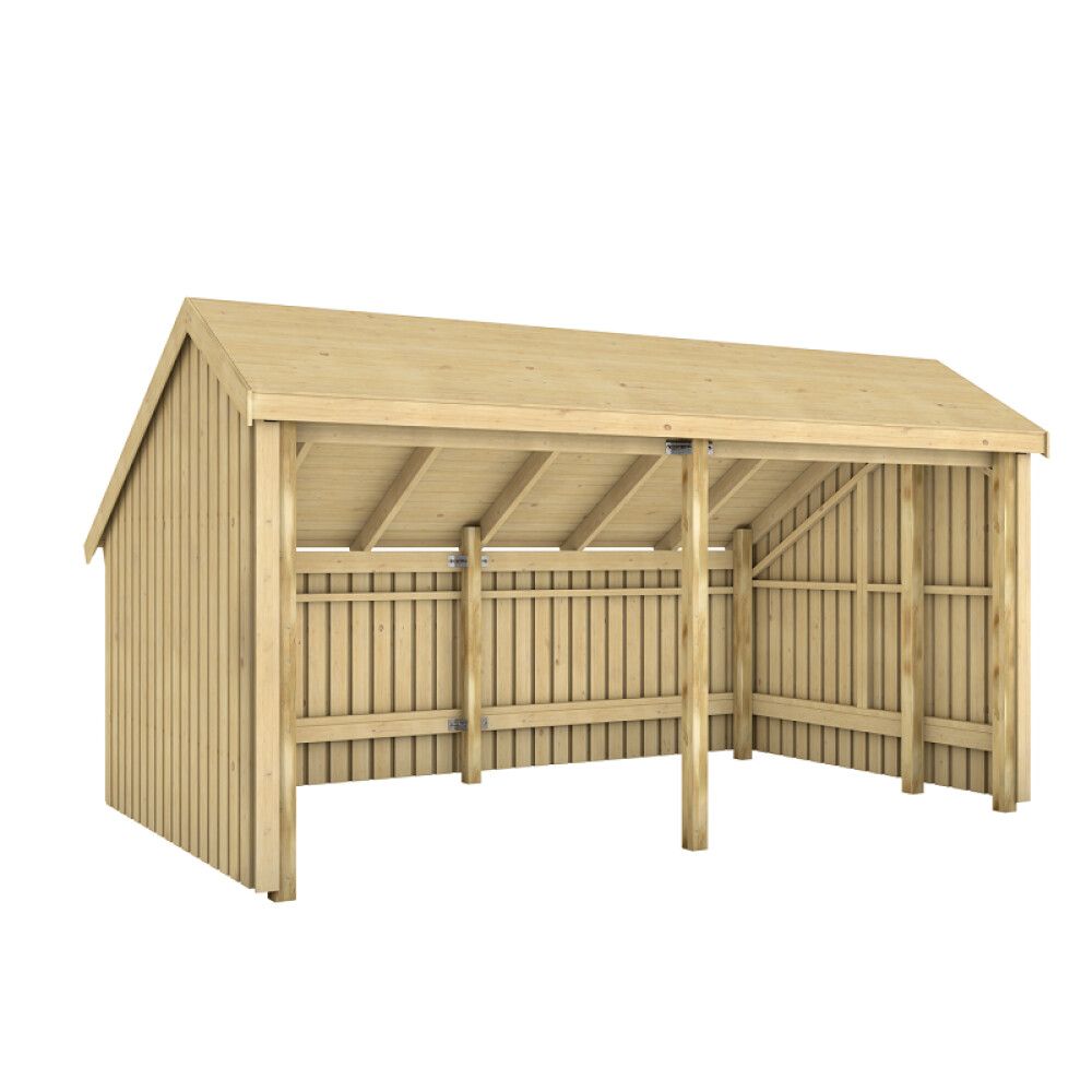 REDSKAPSBOD PLUS ÅPEN 432X248X250CM 10,5M² UBEHANDLET