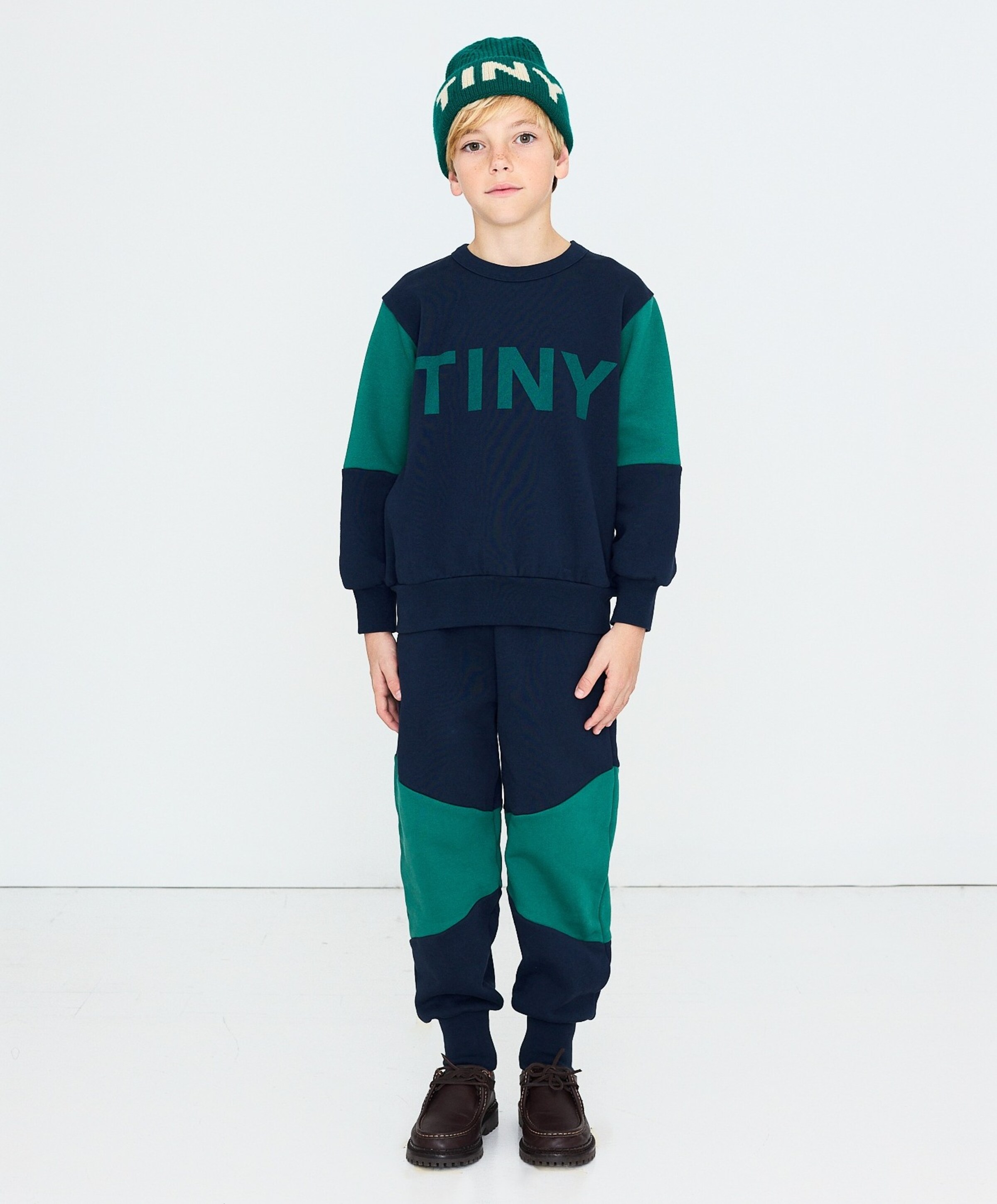 TINYCOTTONS Jongens sweater blauw