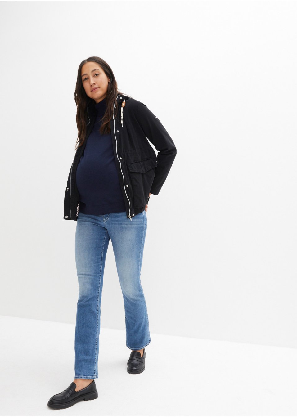 Veste de grossesse et de portage pour la mi-saison