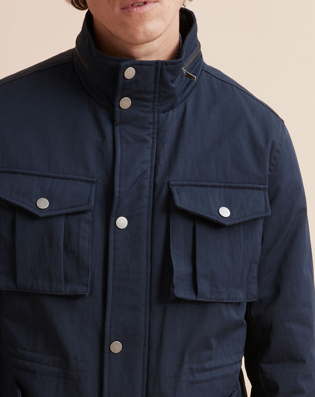 Cyrillus Veste matelassée bleu foncé