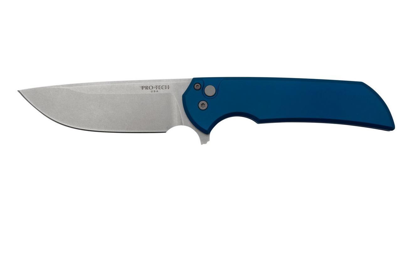 Pro-Tech Mordax MX101-blue Solid Blue Handle, Stonewash Magnacut, zakmes