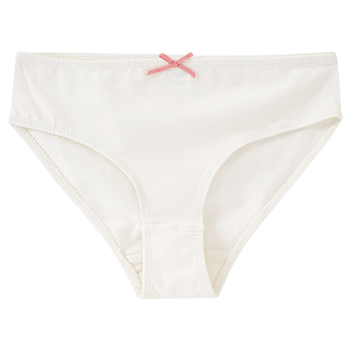 Yigga 5 Mädchen Slips mit Blumen-Muster rosa / creme / dunkelgrau