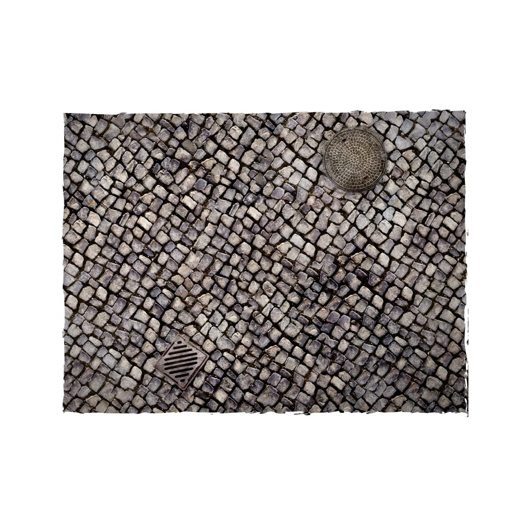 Terrain Mat Mousepad - Cobblestone - 90x90