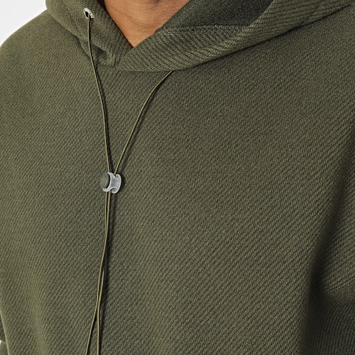 Sweat Capuche Vert Kaki