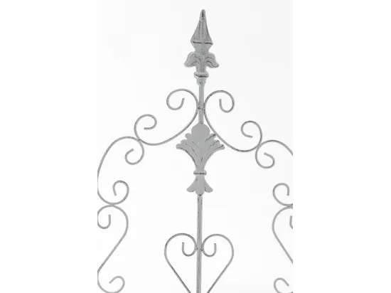 Treillis - Métal & Acier inoxydable - Blanc antique - Burgus