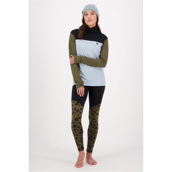 Collant thermique MONS ROYALE W YOTEI BF HIGH NECK RIVERBED