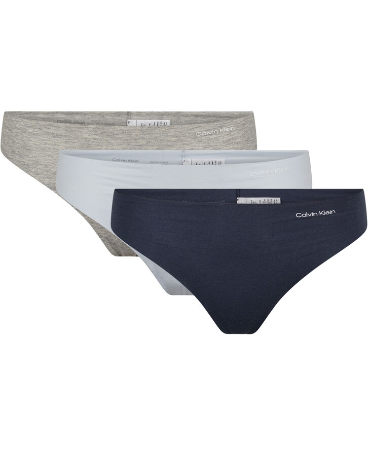 Calvin Klein THONG 3PK Plein air/grey heather/ink