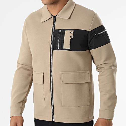 Veste Zippée AJ-8041 Beige