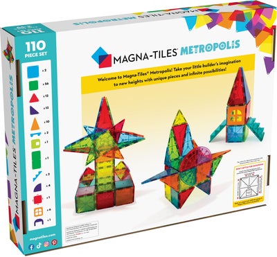 MAGNA-TILES Metropolis Byggesett 110 Deler