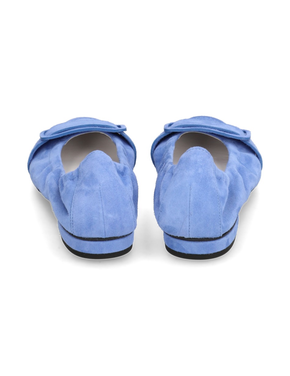 Veloursleder Ballerina