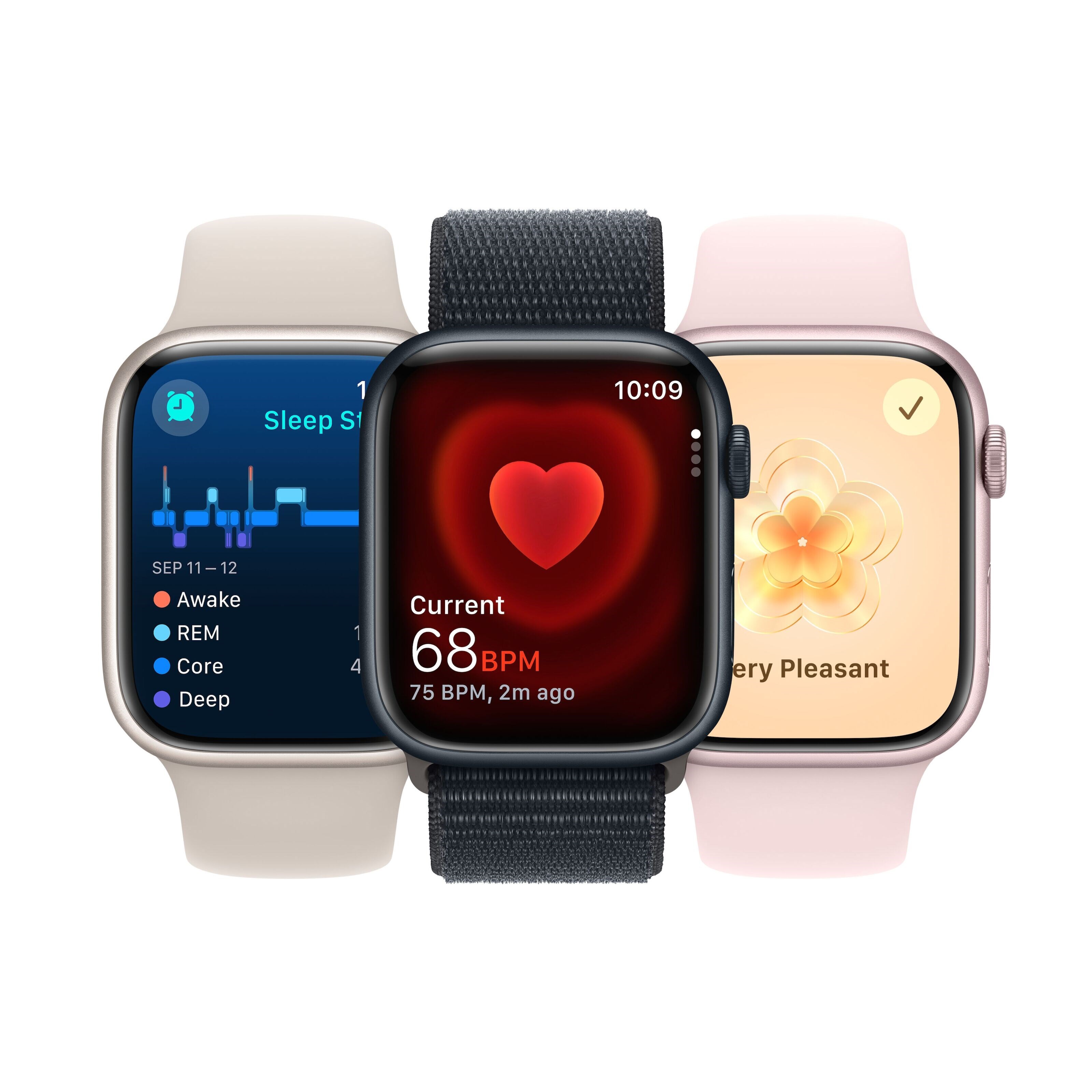Apple Watch Series 9 GPS + Cellular 41 mm Midnight S/M