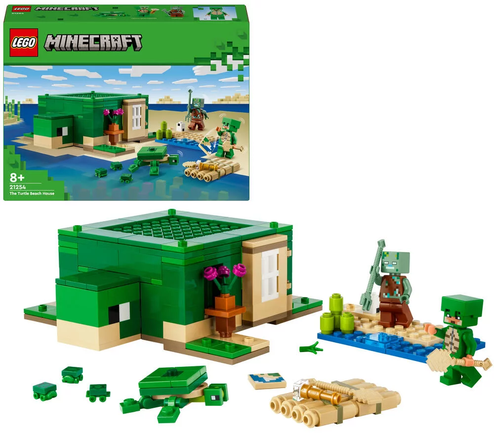 LEGO®MINECRAFT™ 21254 - LA MAISON DE LA PLAGE DE LA TORTUE