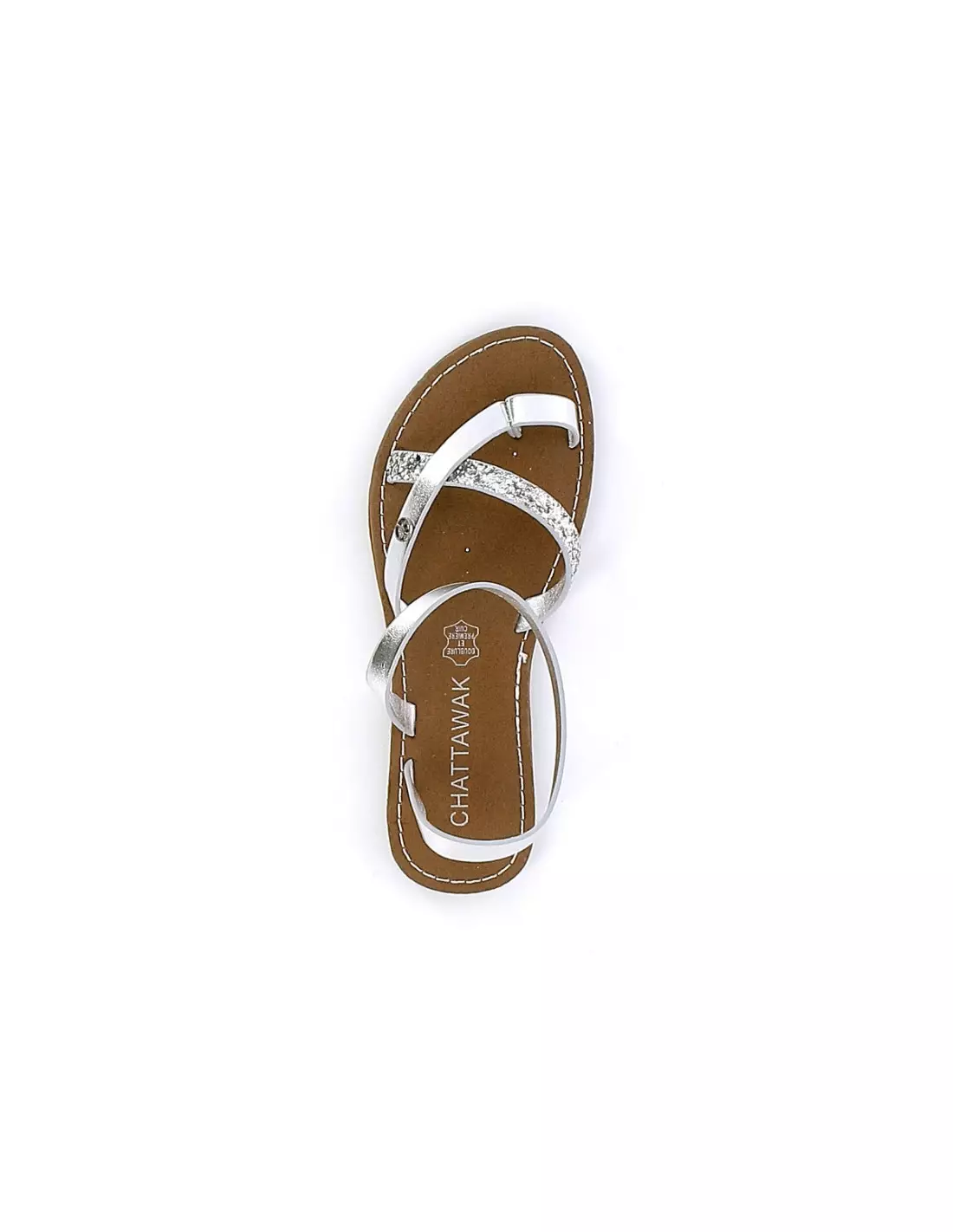 CHATTAWAK SHAN - Sandales & nu-pieds Argent