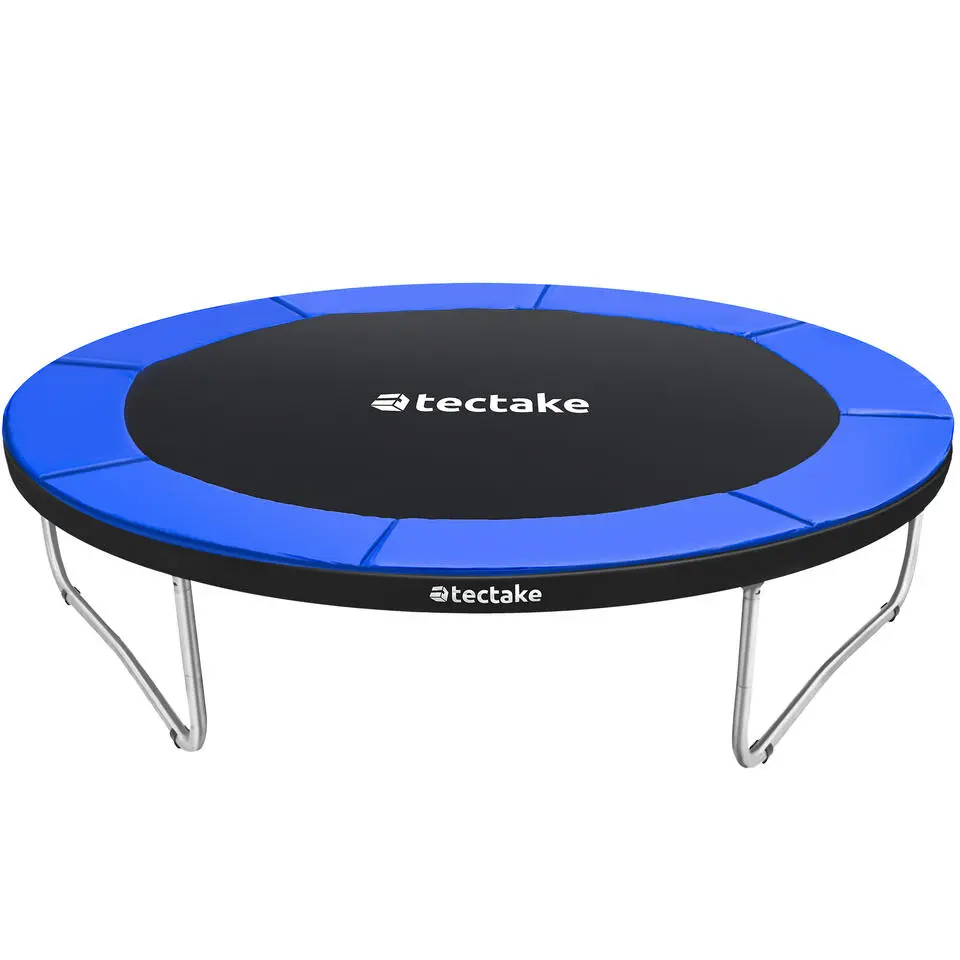 tectake Trampoline Jumpy met veiligheidsnet, Zwart/blauw