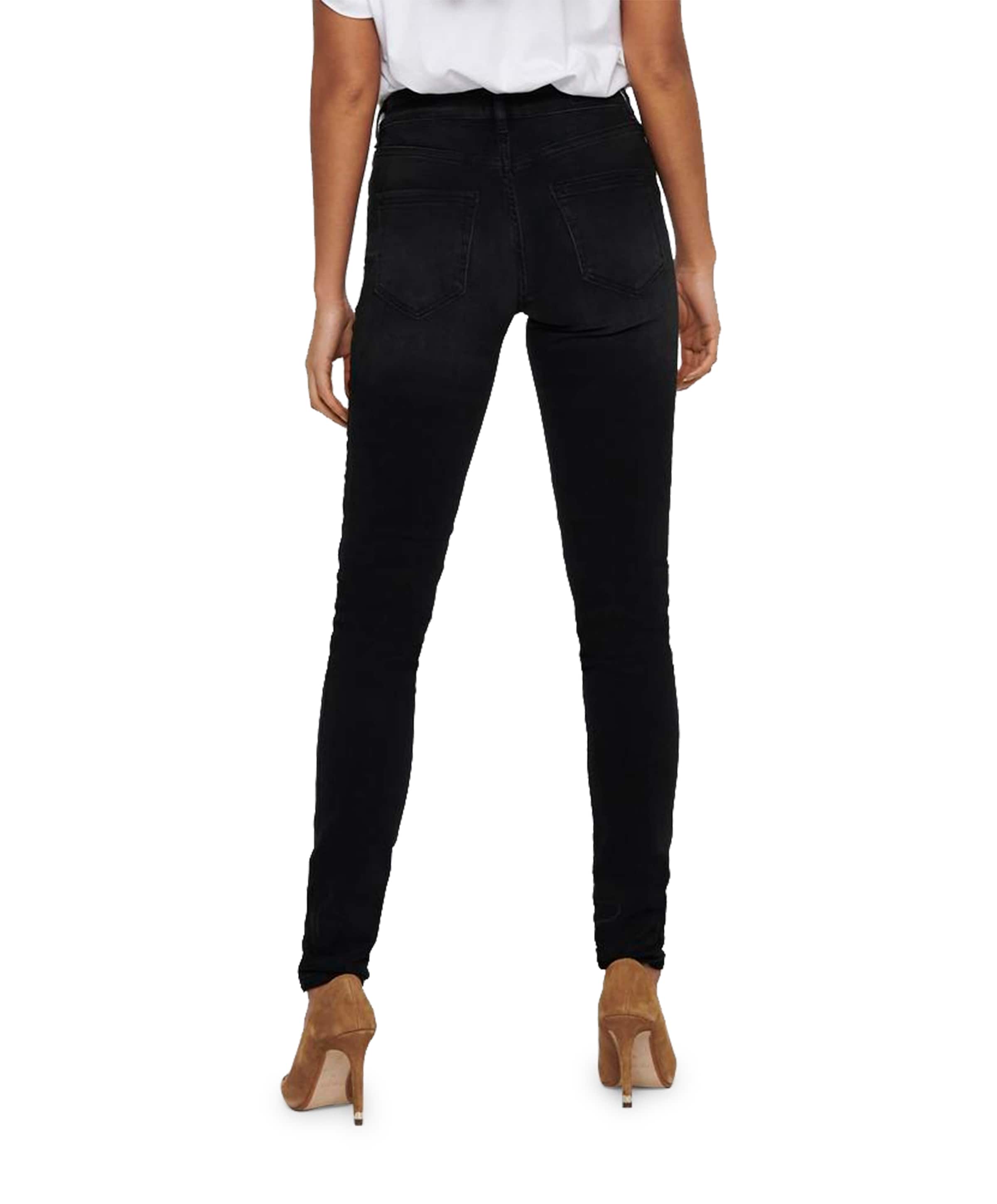 Only ONLBLUSH MID SK DNM REA1099 NOOS zwart