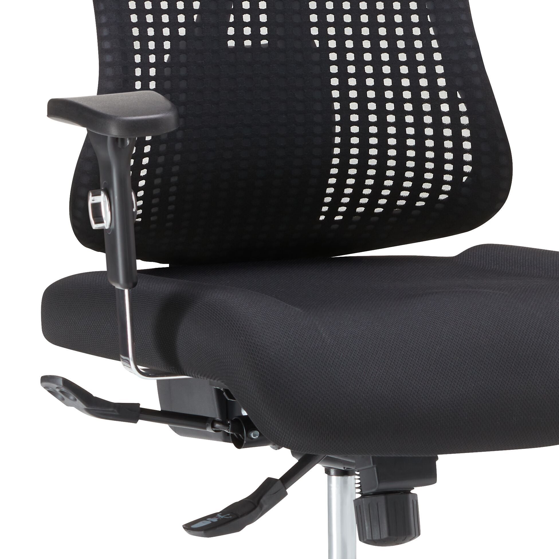 CLEVER Bürostuhl - Schwarz / B: 68.0 cm x T: 68.0 cm x H: 118.0 cm