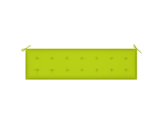 VIDAXL - Galette de chaise Coussin de banc de jardin vert vif 180x50x4 cm tissu