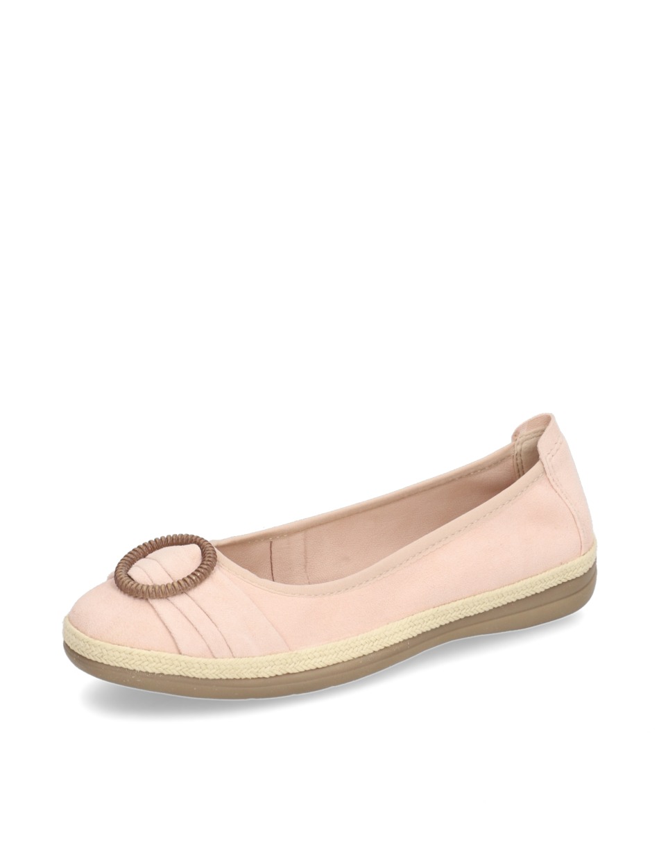 Veloursleder Ballerina