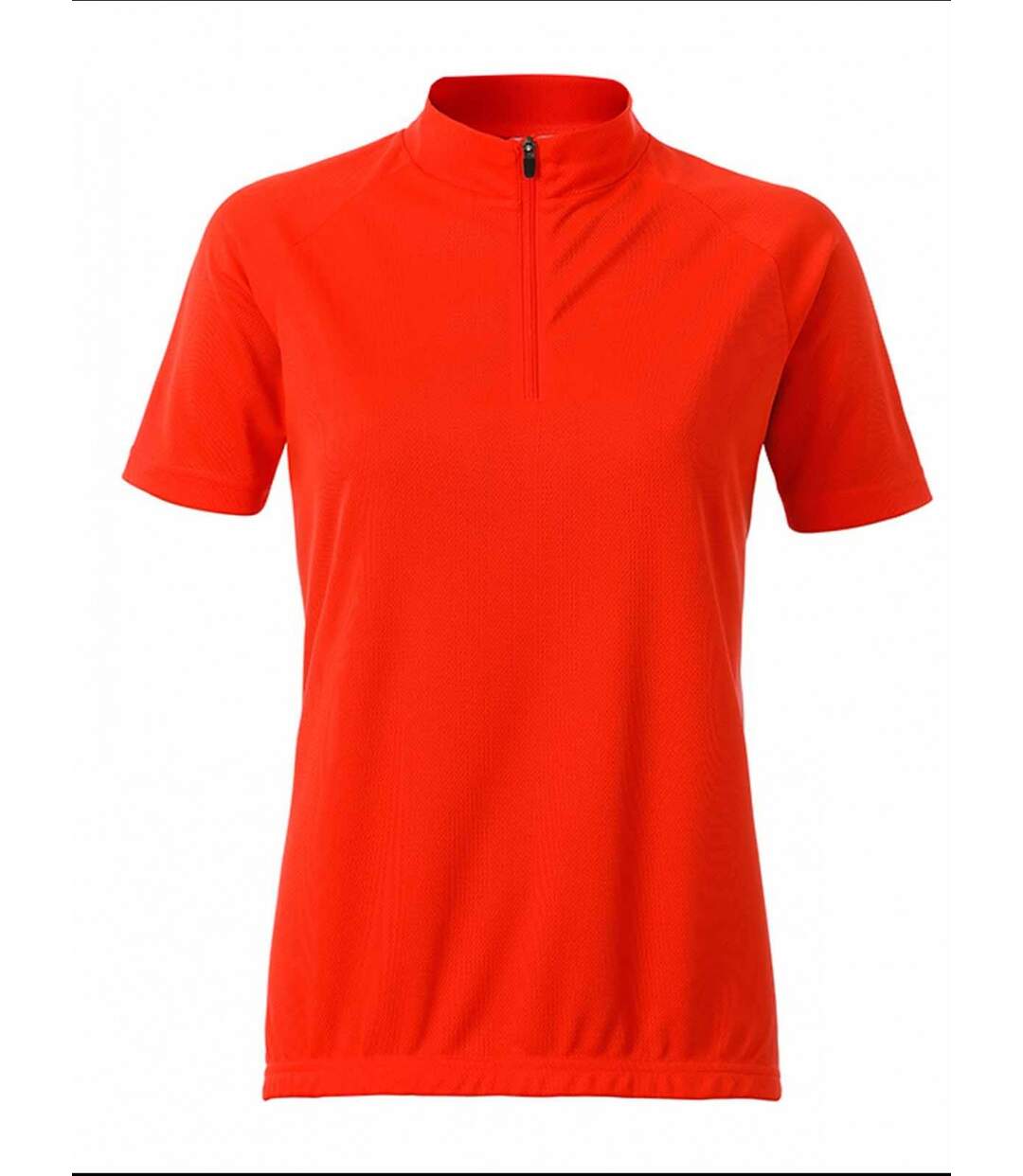 maillot cycliste zippé - FEMME - JN511 - orange vif