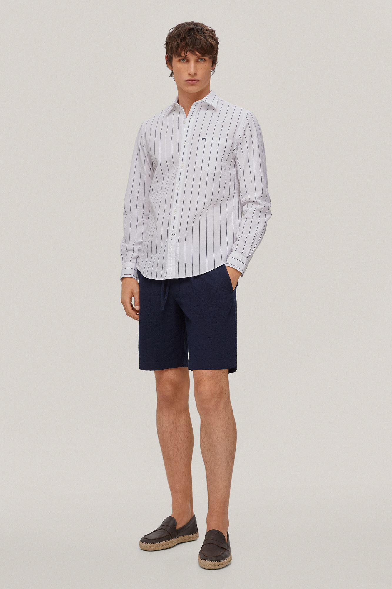 Bermuda Chino Structure - Azul