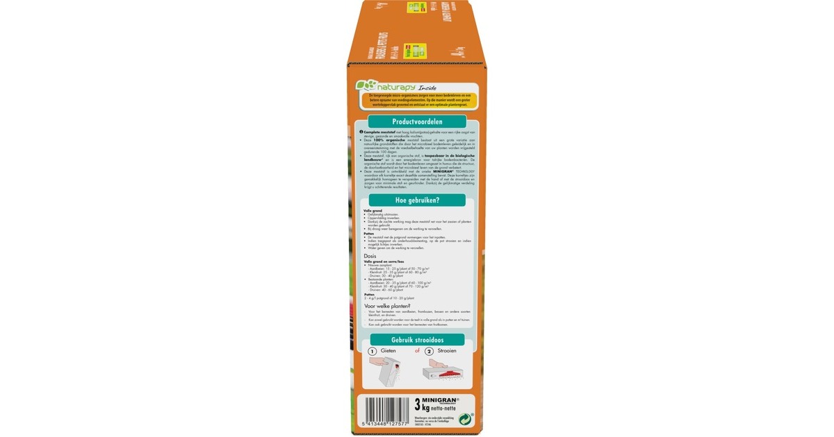 DCMMeststof Aardbeien & Kleinfruit 3 kg  (Tot 40 m²)