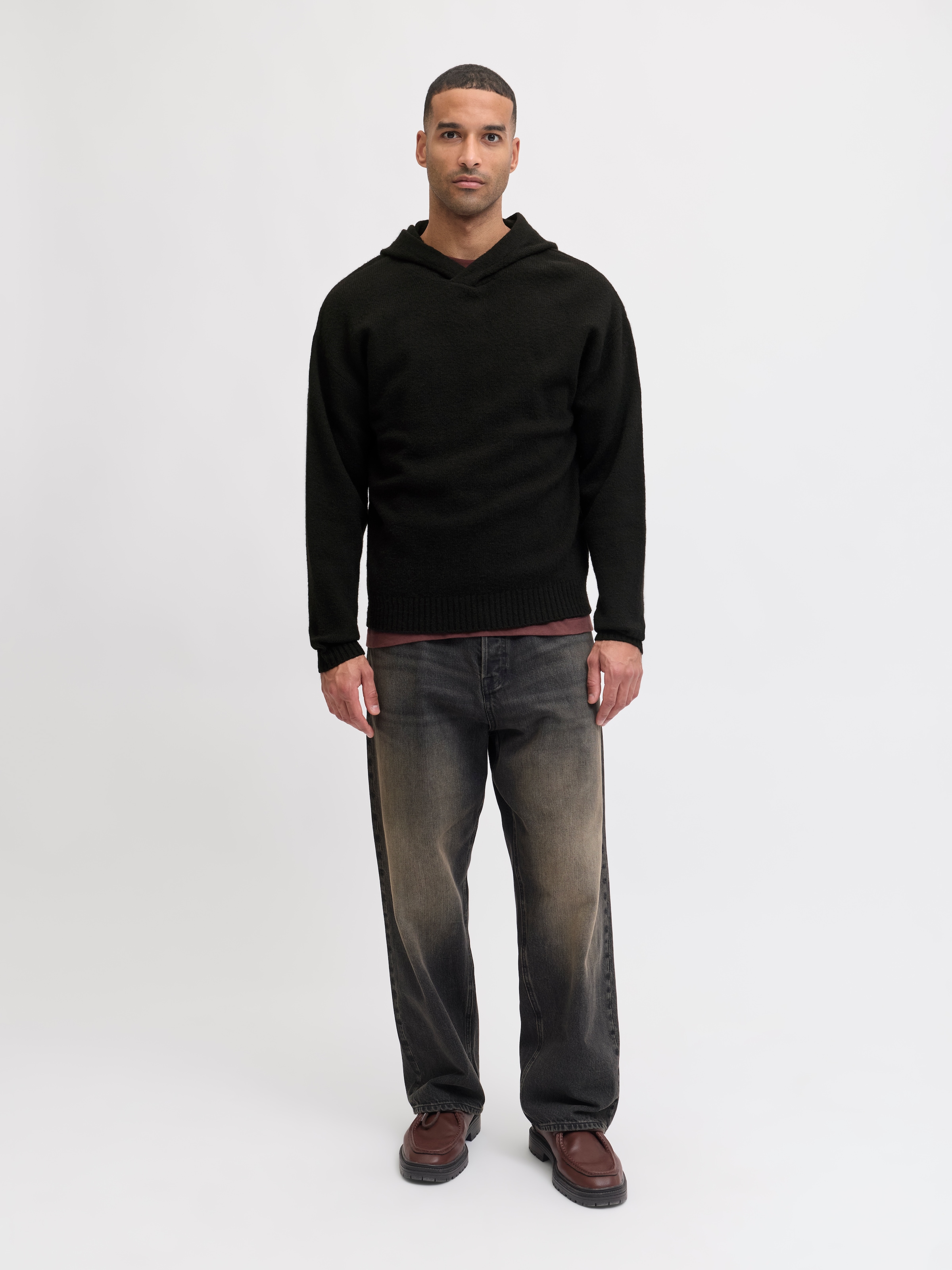 Jack & Jones Kapuzenpullover »JJESOHO OLLIE KNIT HOOD LN«