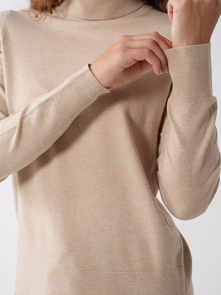 S.OLIVER Rollkragenpullover  beige