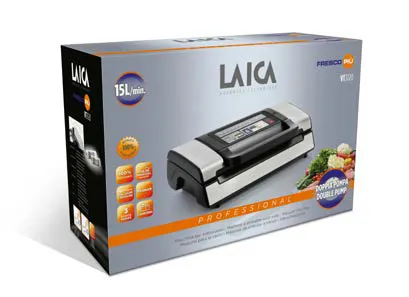 Laica VT3120, Sort, Hvid, -0,9 mbar, 130 W, 220-240 V, 50 Hz, 370 mm