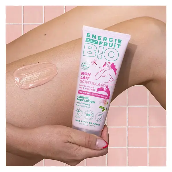 Energie Fruit Body Shimmering Milk Monoi Rose & Organic Argan 200ml