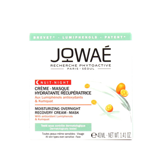 Crème-masque de nuit hydratante récupératrice Jowaé