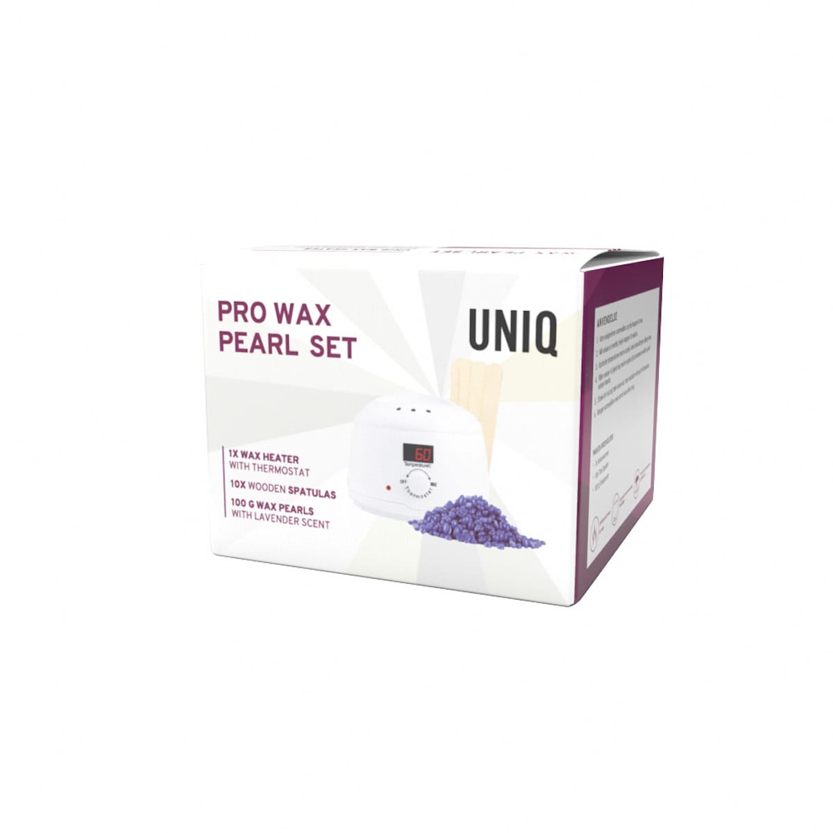 UNIQ Wax Pearls Kit med LED-skjerm