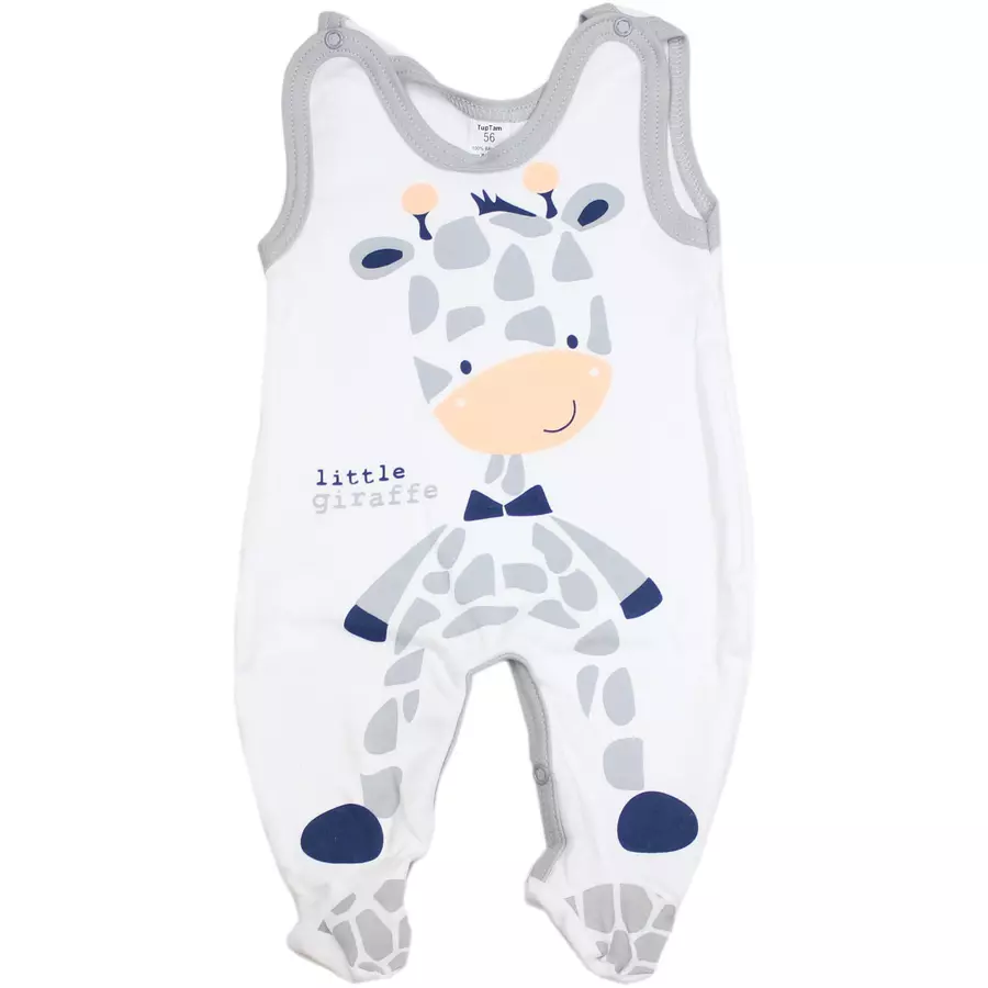 TupTam Baby Unisex Strampler-Set mit Aufdruck Spruch 2-tlg weiß-kombi