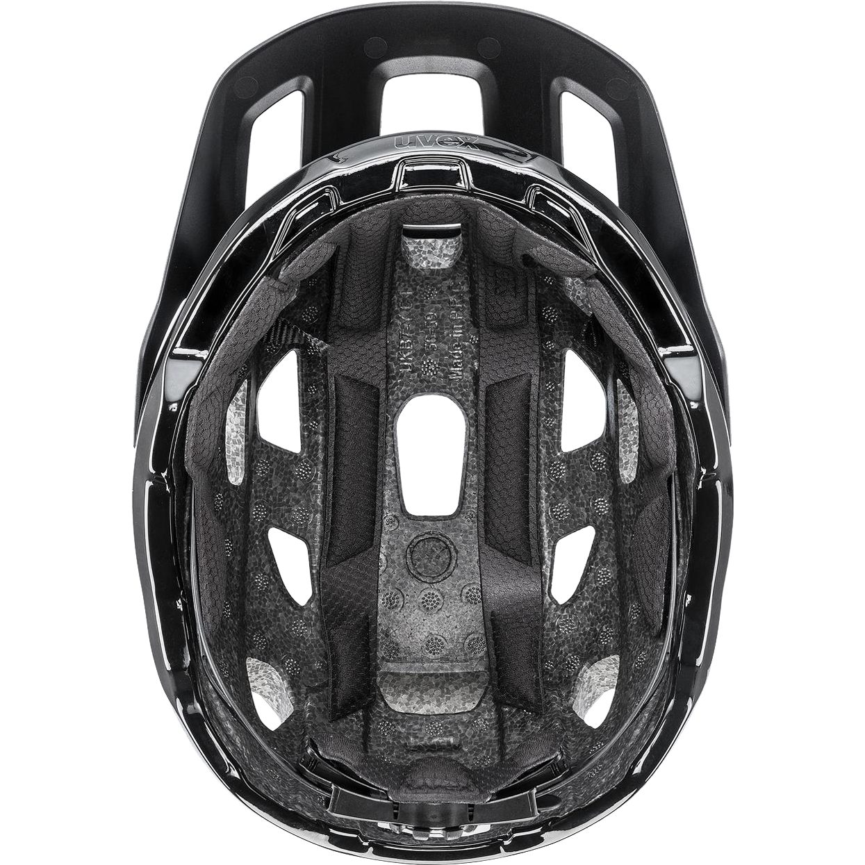 Uvex react Fahrradhelm mattschwarz