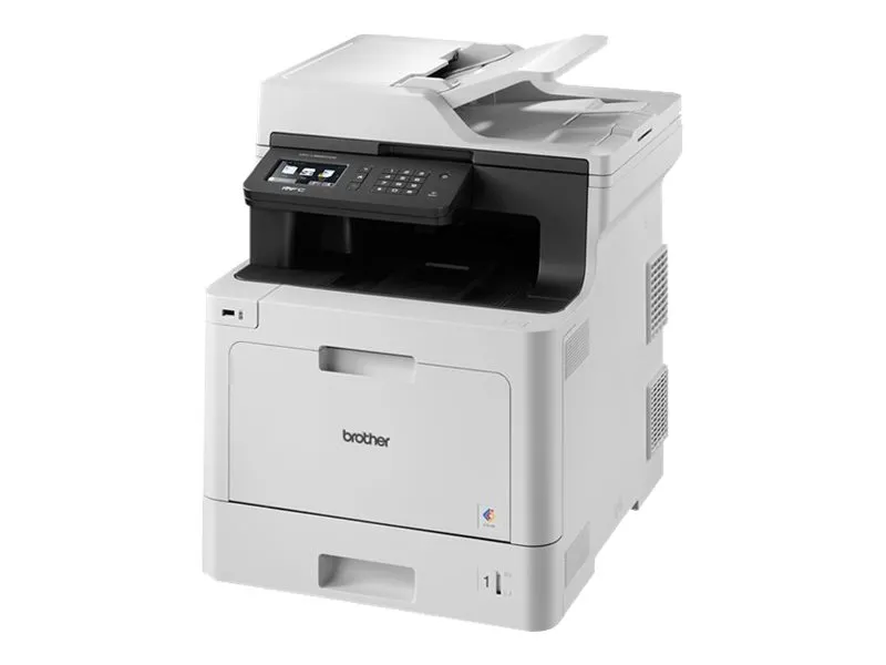 Brother MFC-L8690CDW - Multifunktionsprinter - farve - laser - 215.9 x 355.6 mm (original) - A4/Legal (medie) - op til 31 spm (kopiering) - op til 31 spm (udskriver) - 300 ark - 33.6 Kbps - USB 2.0, Gigabit LAN, Wi-Fi(n), USB vært