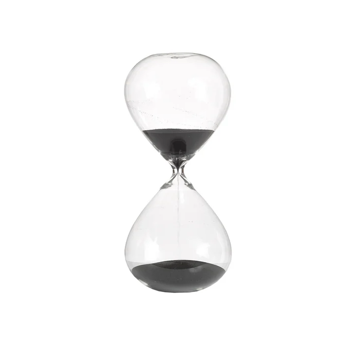 Pols Potten - Ball Sanduhr M, schwarz