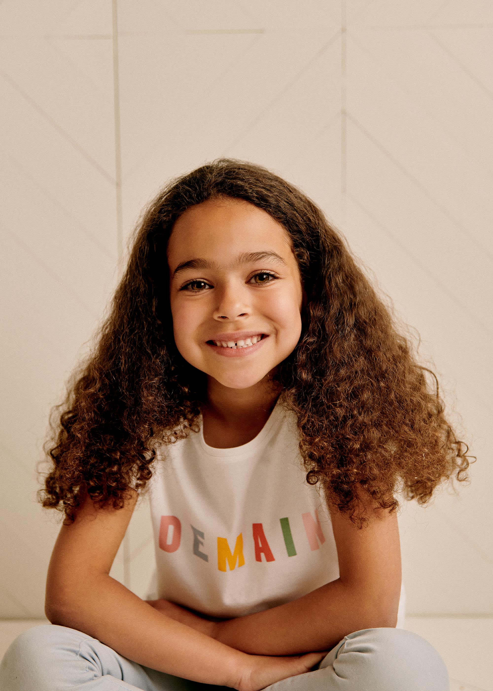 T-Shirt Enfant - Demain - Blanc/Multico - E-SHOP/T-SHIRTS 5905331