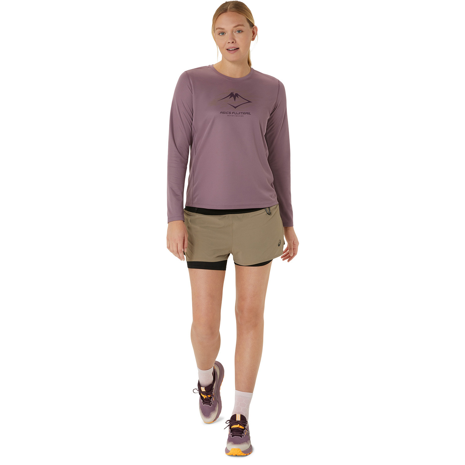 ASICS Fujitrail Logo Longsleeve T-Shirt Dames