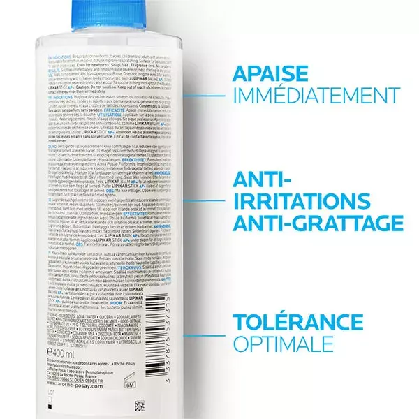 La Roche Posay Cuidados para Bebês Lipikar Syndet AP+ 400ml e Cicaplast Baume B5+ 100ml