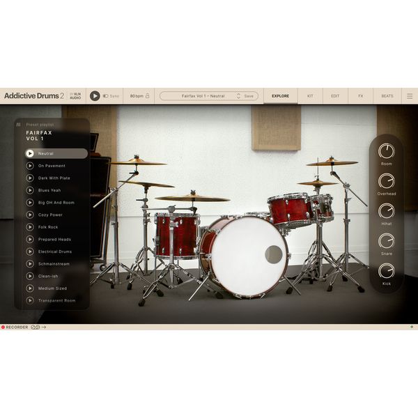 XLN Audio Addictive Drums 2 Rock Collection