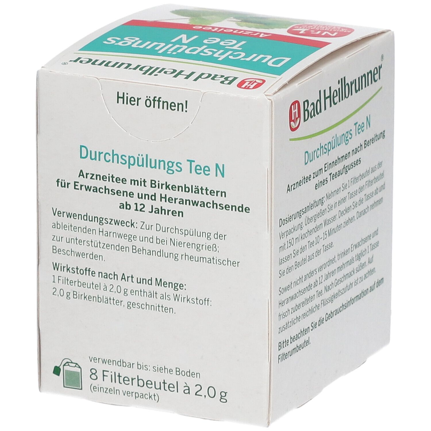 Bad Heilbrunner® Durchspülungs Tee N