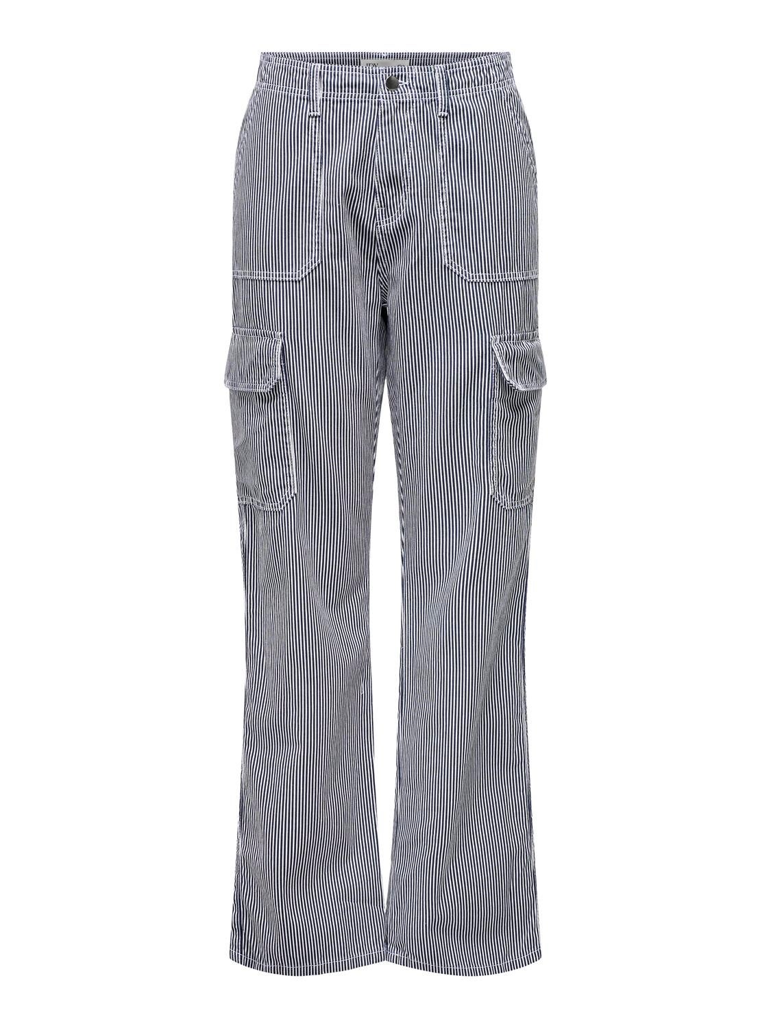 JDYABBY Weiter Beinschnitt Hose mit weitem Beinschnitt Sky Captain